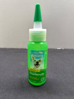 Tropiclean Fresh Breath Oral Care Clean Teeth Gel For Dogs 2 Oz Helps Remove Pla